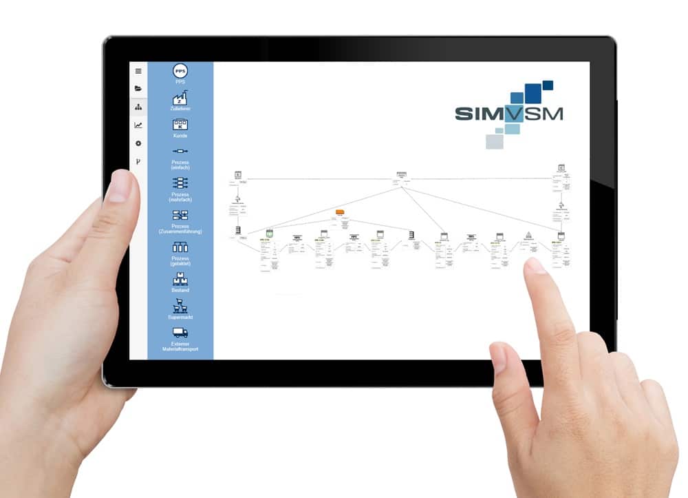 SimVSM - App zur mobilen Wertstromanalyse - SimPlan AG