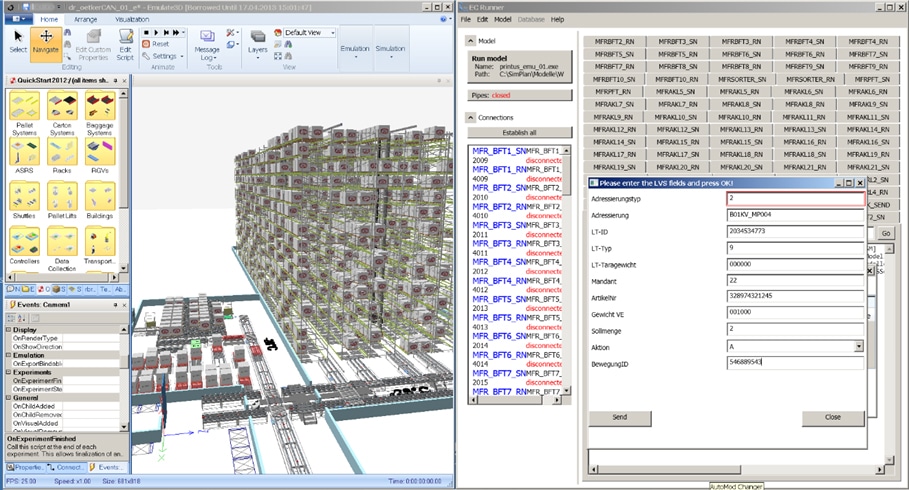 Emulate3D für SAP EWM/MFS