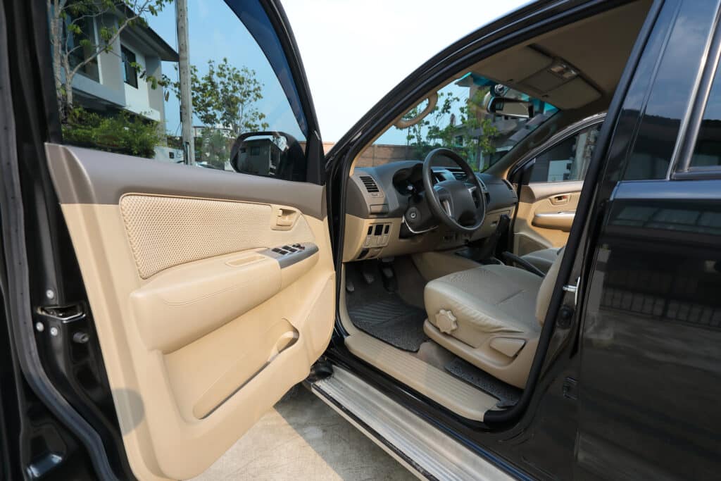 interior front seat of vehicle car automobile