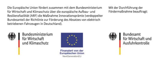Förderung der Europäischen Union und des Bundesministerium für Wirtschaft und Klimaschutz