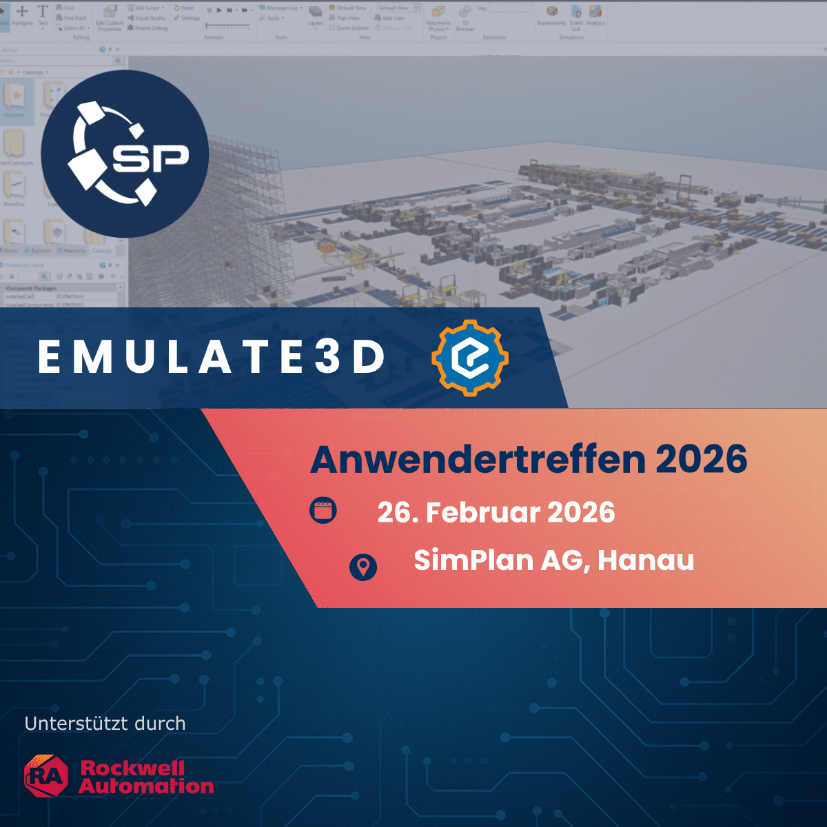 Emulate3D Anwendertreffen 2026, 26. Februar