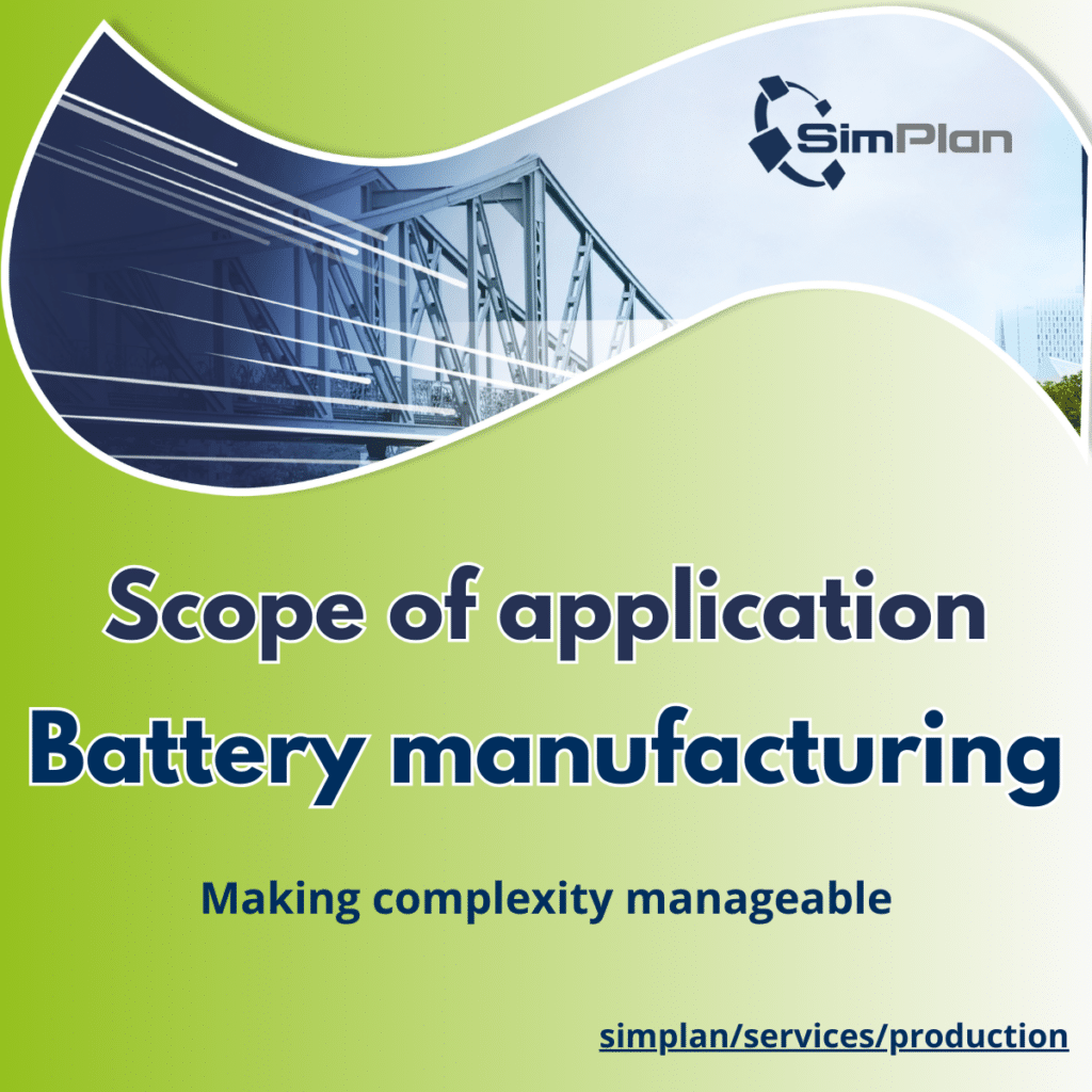 scope of application battery manufacturing