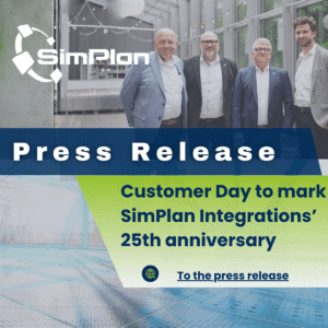 Press relaes Customer Day to mark 25 years anniversary of SimPlan Integrations