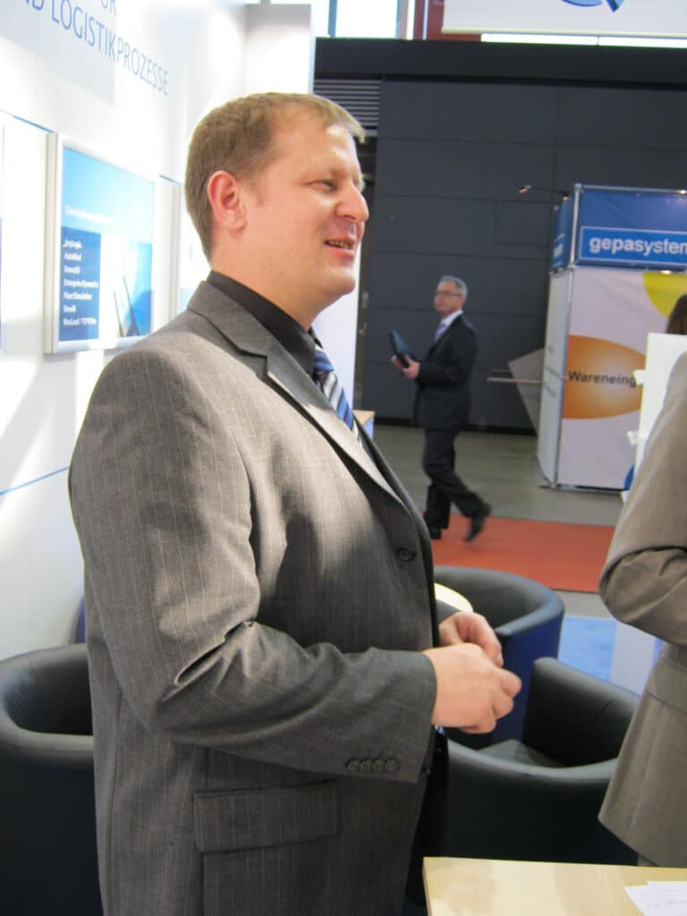 Foto Stephan Stauber auf der LogiMAT 2011