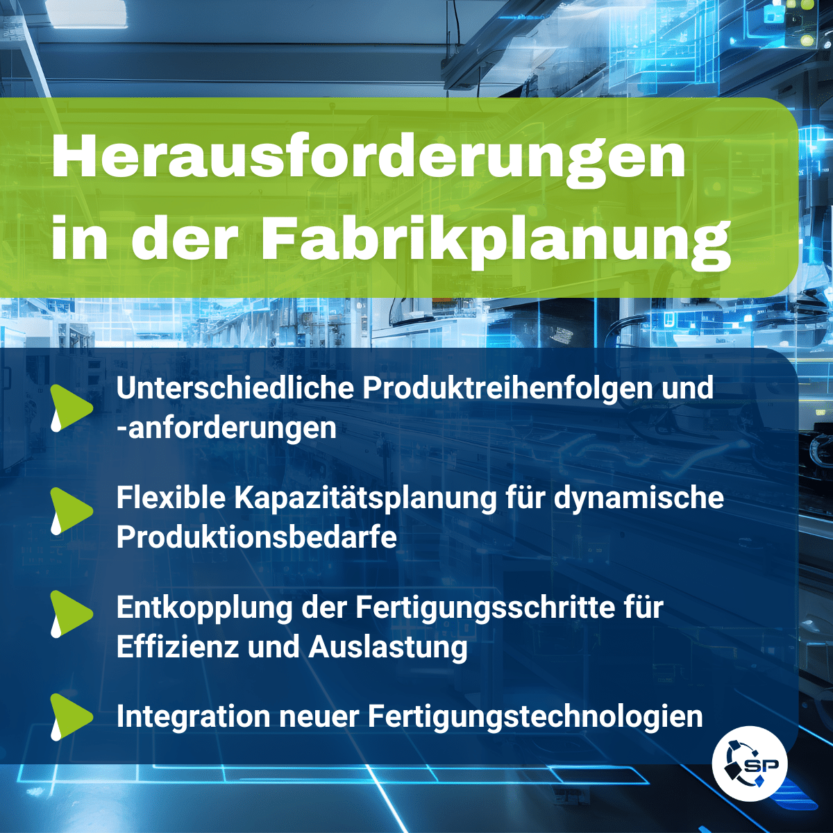 Herausforderungen in der Fabrikplanung