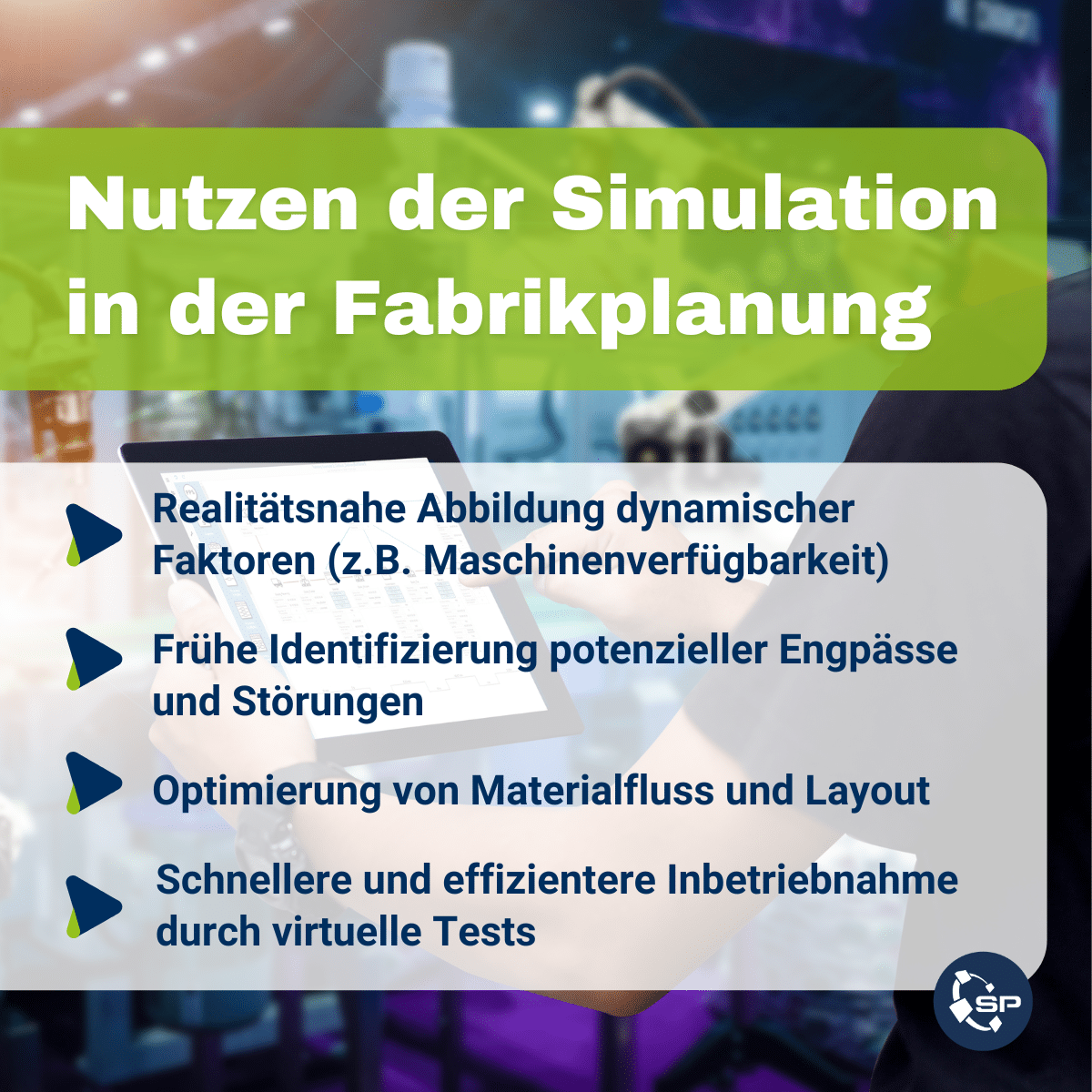 Simulation zur Unterstützung der Fabrikplanung